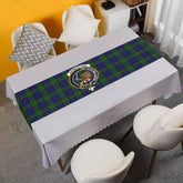 Clan Bannatyne Tartan Crest Table Runner Cotton PD18 Bannatyne Tartan Tartan Table Runner